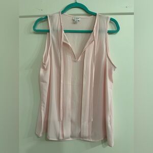 J. Crew Light Pink Sleeveless Blouse